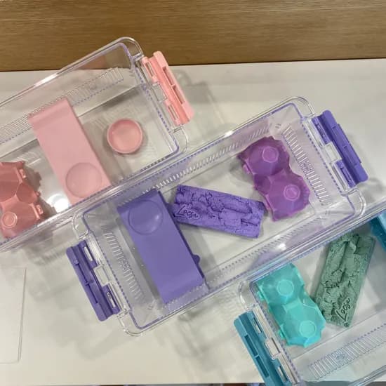 조이렙타일 클린케이지 중 크레스티드게코 도마뱀 사육장 투명 민트 1개