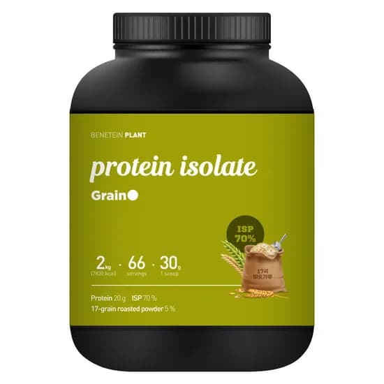 베네틴 플랜트 프로틴 쉐이크 아이솔레이트 곡물맛 2kg
