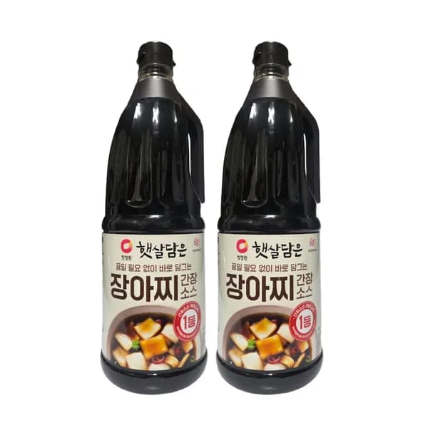 청정원 햇살담은 장아찌 간장소스 1.7L 2개