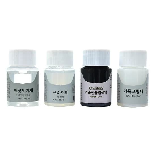 가스코 가죽전용염색약 카시트 전용 브라운 무광 25ml 1개