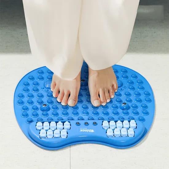 라이녹스 발 지압 마사지 발판 블루 1개