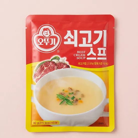 오뚜기 쇠고기스프 80g 2개