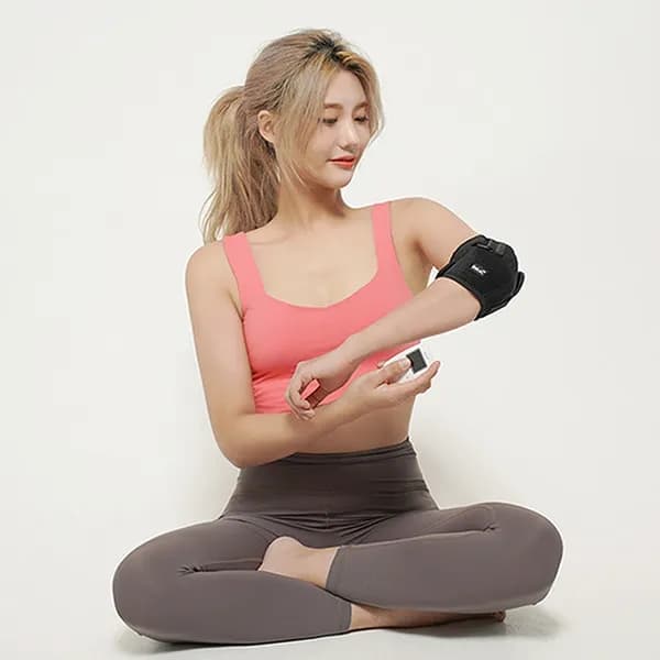 발락 EMS 양 팔꿈치 마사지기 세트 블랙 1개