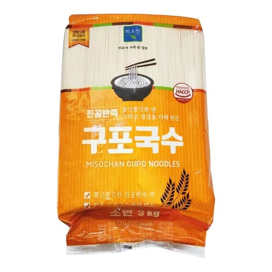 미소찬 진공반죽 구포국수 소면 3kg 1개