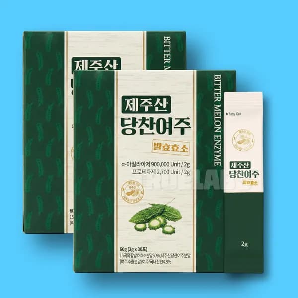 제주산 당찬여주 발효효소 2g 30포 2개