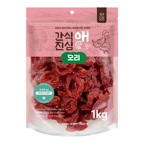간식애진심 사사미 대용량 육포 1kg 1개