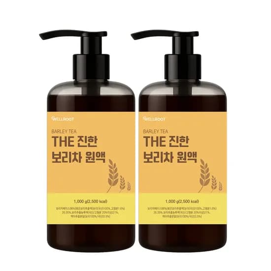 웰앤루트 THE 진한 보리차 원액 1kg 2개