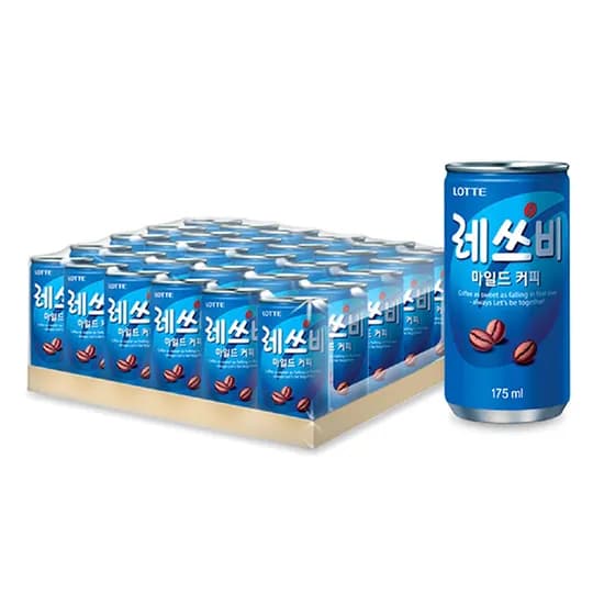 레쓰비 마일드 커피, 175ml, 30개