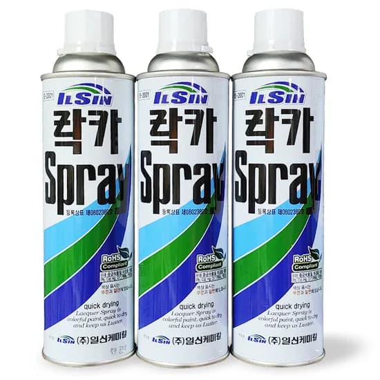 일신 락카 스프레이 페인트 금색 420ml 1개 5,800원