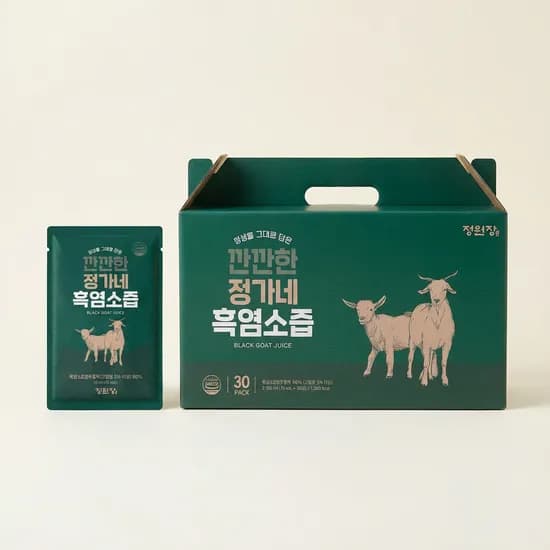 정원장 깐깐한 정가네 흑염소즙 70ml 30포 2박스