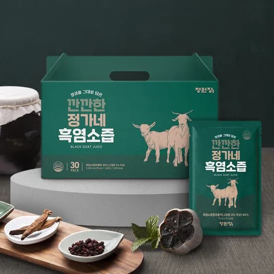 정원장 깐깐한 정가네 흑염소즙, 70ml, 30포, 3박스