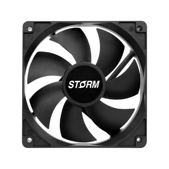 AONE STORM 시스템쿨러, 120-3+4PIN, 120mm, 블랙, 1개