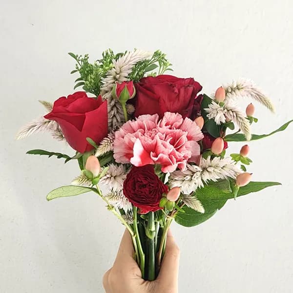 헬로우조이풀 생화 꽃다발 소형 레드 1개 16,400원