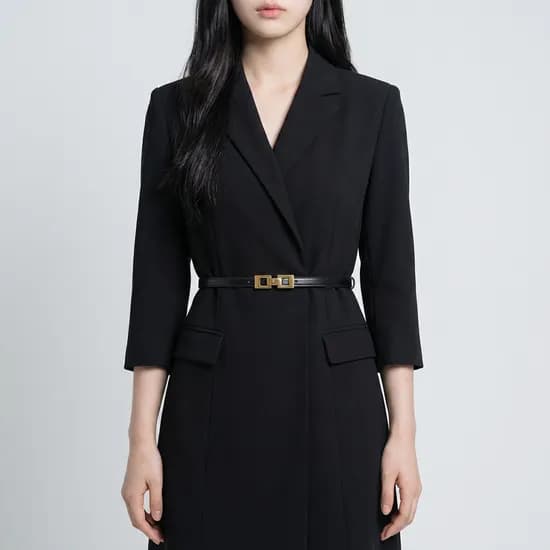 스퀘어벨트 블랙 2개