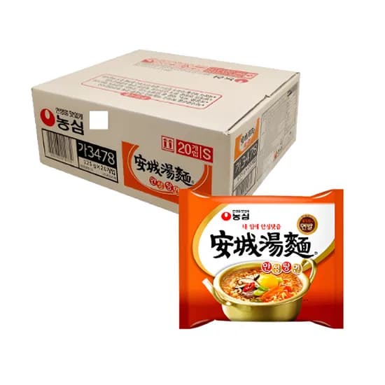 농심 안성탕면, 125g, 20개
