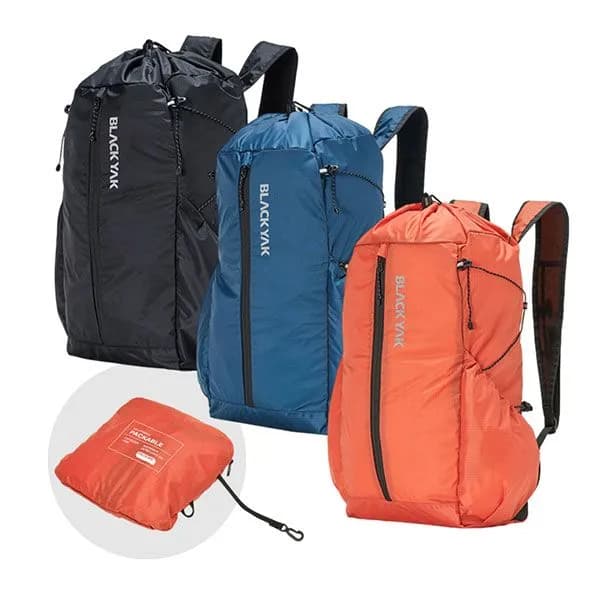 블랙야크 패커블 백팩 20L BLACK FREE