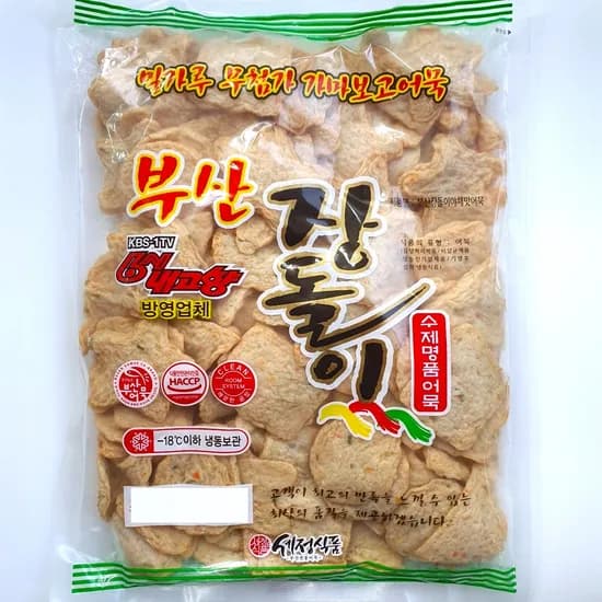 부산장돌이어묵 야채모듬 찐어묵 880g 1개