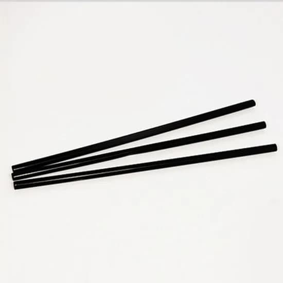 자바라 일회용 플라스틱 빨대 검정 7.0mm x 250mm 500개입 1개