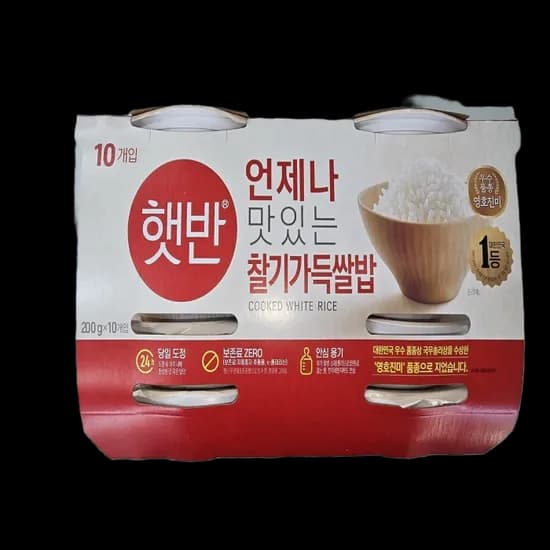 햇반 맛있는 찰기가득쌀밥 200g 10개