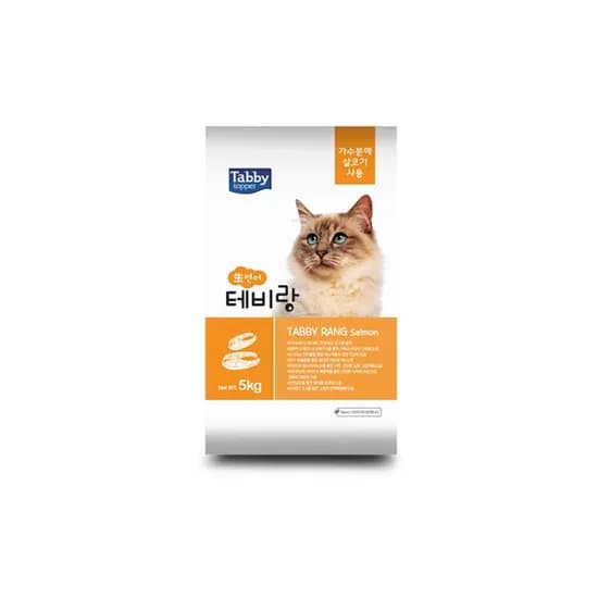 고양이 가수분해 사료 Tabby 테비랑, 생연어, 5kg