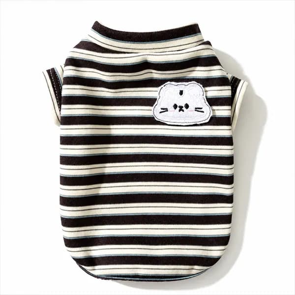 모모앤호야 줄무늬 티셔츠 흑백 토끼 M 1개 8,500원