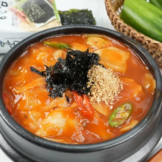소소락 북촌 항아리 얼큰수제비 6인분, 면다해 생수제비 1kg + 고추장 수제비소스 50g 6개, 1세트