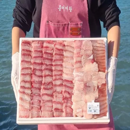 홍어여왕 흑산도 홍어회 약한숙성 암치 5kg 1마리