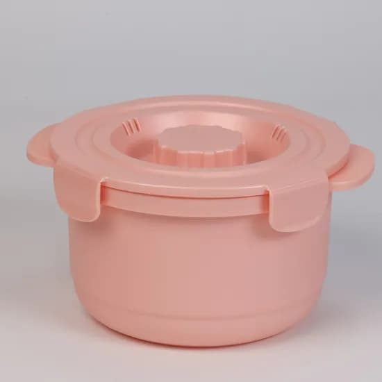 칼로퀸 전자레인지 저당 밥솥 핑크 2.3L 1개