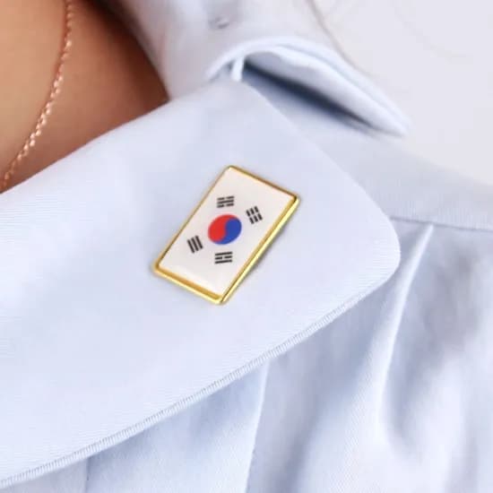 태극기 뱃지 사각 1p 4,000원