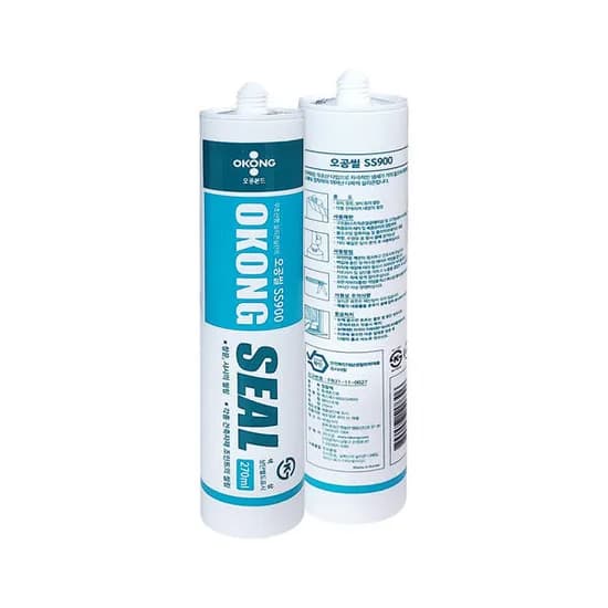 오공 무초산형 실리콘 실란트 SS900 백색 270ml 1개