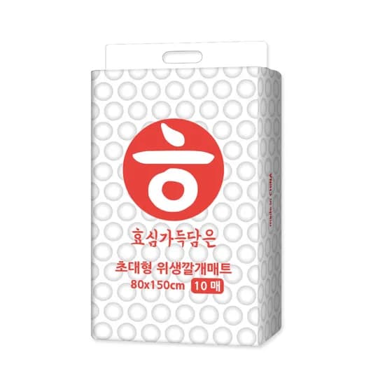 일회용 위생패드 방수 요실금 10매입 800x1500mm 1팩
