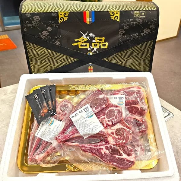 정성담 허브숙성 양갈비 선물세트 램 숄더랙 400g 3팩