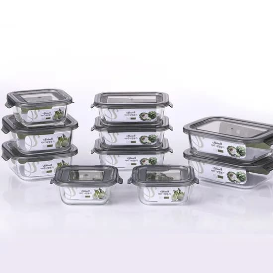 쉬젤 아티 내열유리 혼합 10종 세트, 320ml 3개 + 400ml 3개 + 520ml 2개 + 640ml 2개