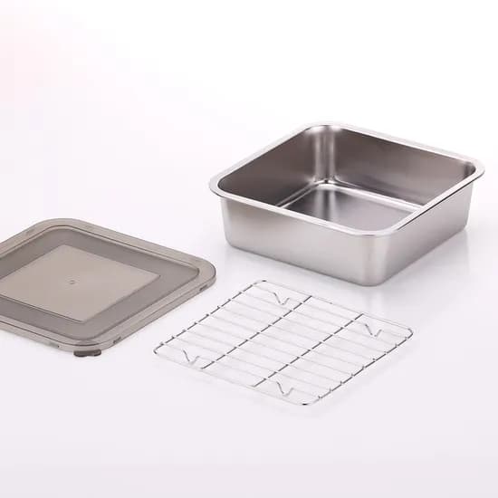 쉬젤 러반 스텐레스 스퀘어 밧드 3PCS, 20cm, 1세트