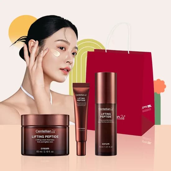 센텔리안24 마데카 펩타이드 리프팅 펩타이드 3종 세트, 크림 65ml + 세럼 30ml + 아이크림 15ml, 1세트