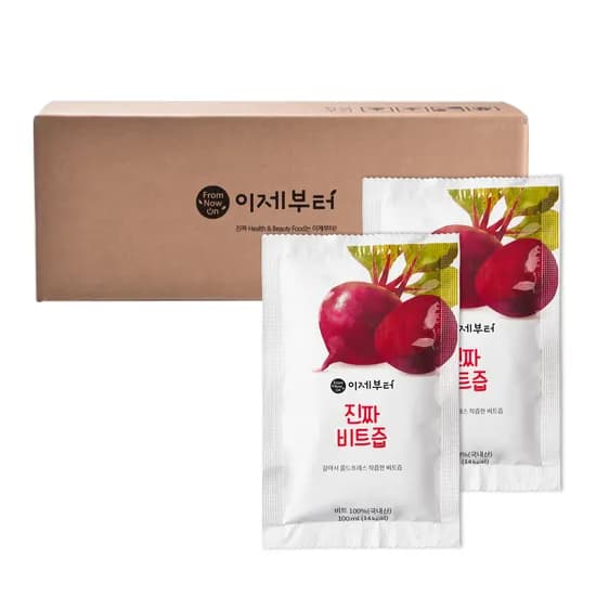 이지버튼 진짜 비트즙 NFC착즙 100ml 60개