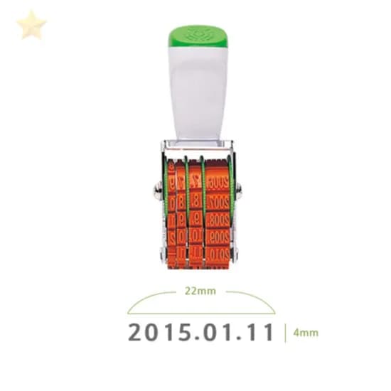 날짜 도장 고무인 날짜 스탬프 조절, 기본, 1개