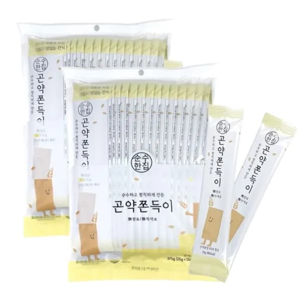 국내산 곡물 현미곤약쫀드기 25g 30개