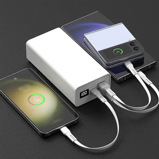 모디스 15W LED 대용량 보조배터리 30000mAh, C타입 케이블, 1개