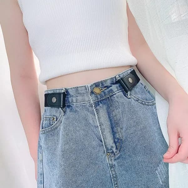 버클없는 프리벨트 매직허리띠 블랙 5,400원