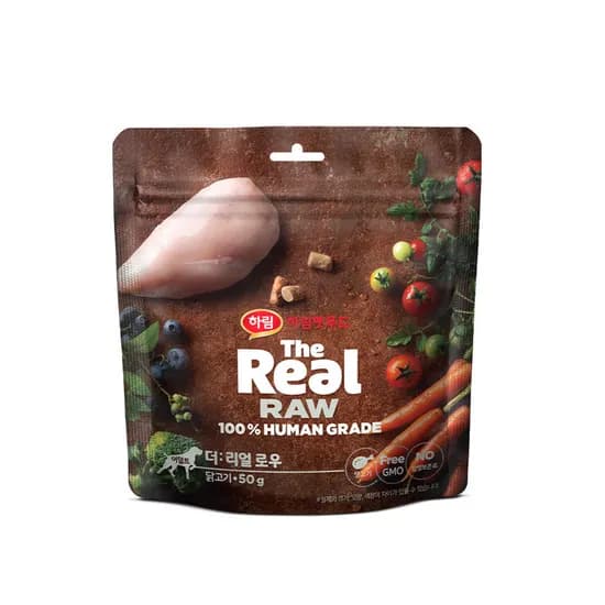 하림펫푸드 더리얼로우 DOG 어덜트, 닭, 50g, 1개