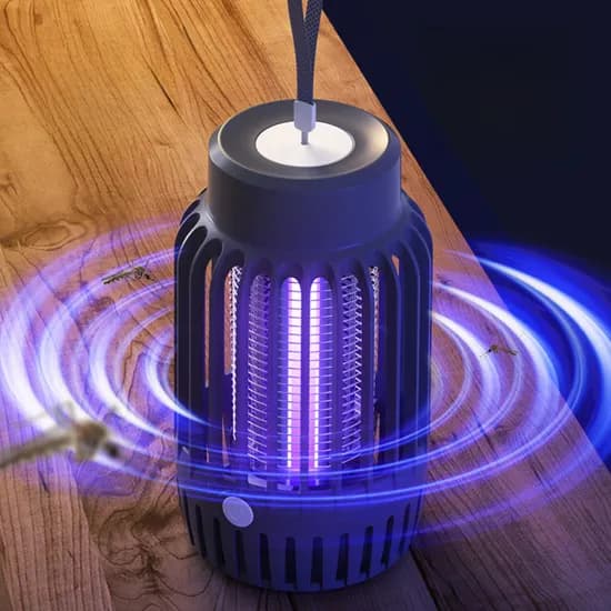이븐스 LED 초파리 모기 퇴치기 포충기 캠핑, 화이트, S