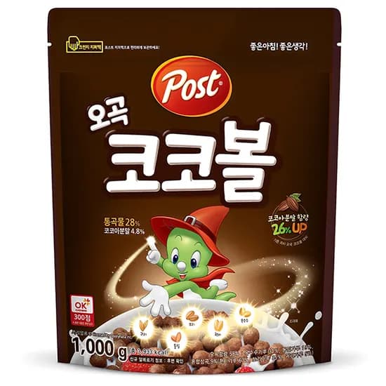 동서식품 포스트 오곡 코코볼 1kg 2개