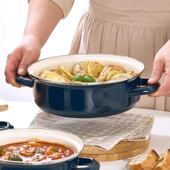 로얄튜더 런던 그레이스 법랑냄비, 24cm전골냄비, 1개