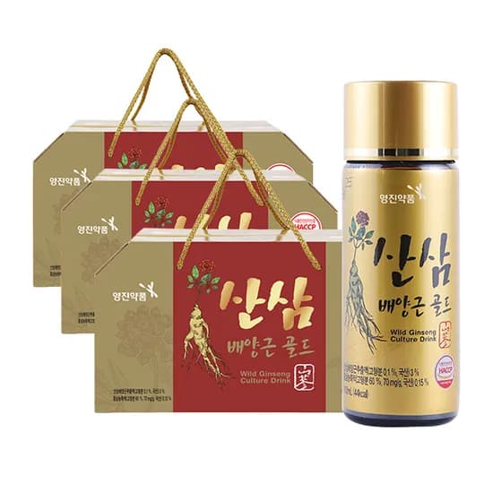 보고신약 영진 산삼배양근골드 선물용세트 100ml 30병