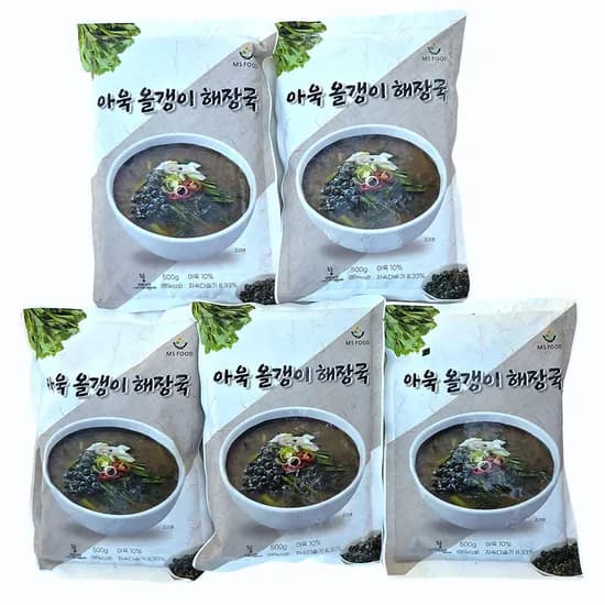 새마원 아욱올갱이 다슬기 해장국 500g 5개 16,980원