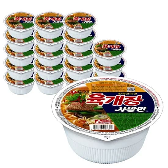 육개장사발면 86g 24개