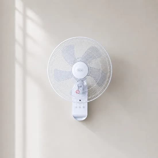 레이나 리모컨 벽걸이 선풍기, RF-N1621R, 5엽날개, 1개