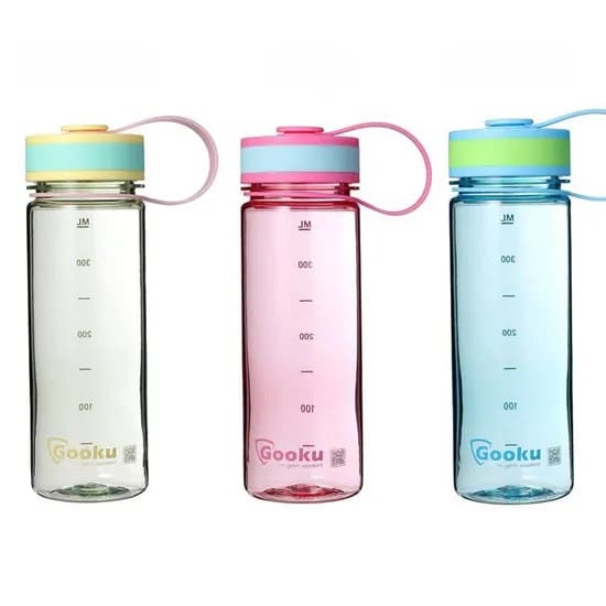 구쿠 휴대용 스포츠 물병 퍼플 500ml 1개