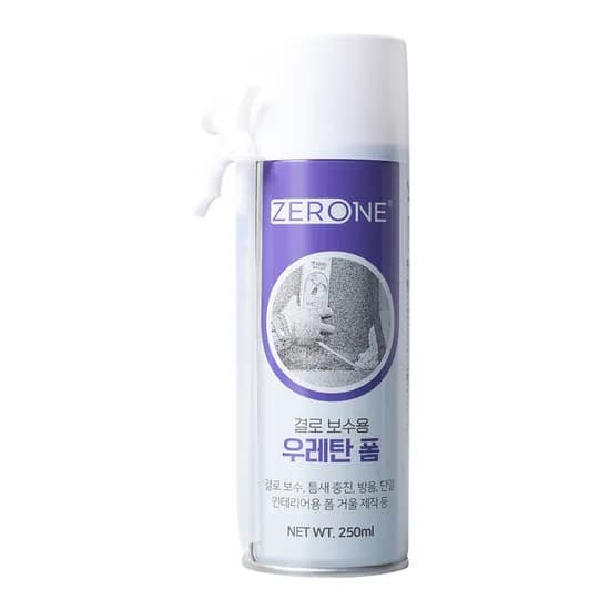제로원 우레탄 폼 Z1-072 결로보수용 인테리어용 250ml 1개
